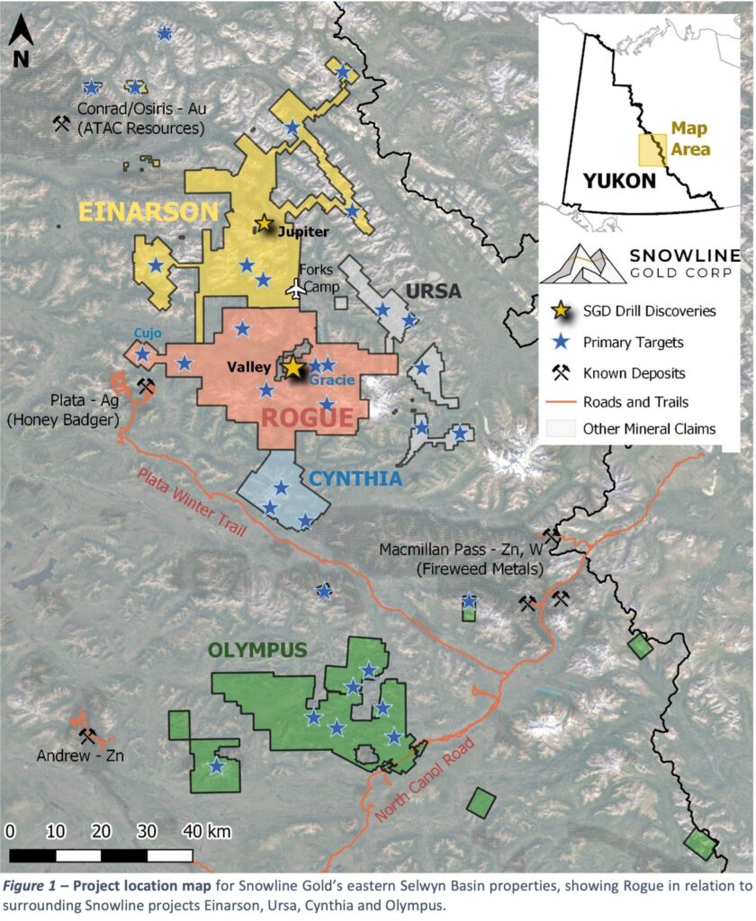 ­SNOWLINE GOLD FILES UPDATED TECHNICAL REPORT FOR THE ROGUE GOLD ...